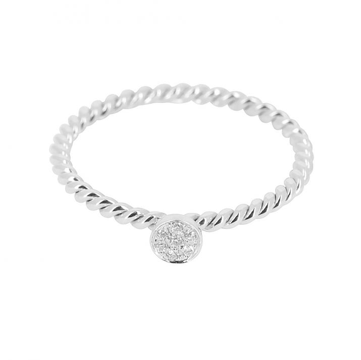 Bague or blanc Pretty Harmony en diamant - Redline