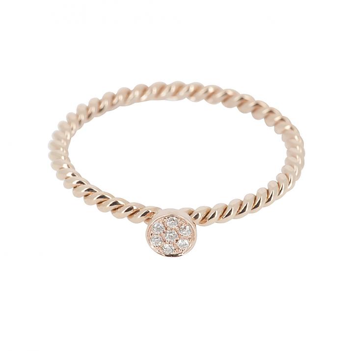 Bague or rose Pretty Harmony en diamant - Redline