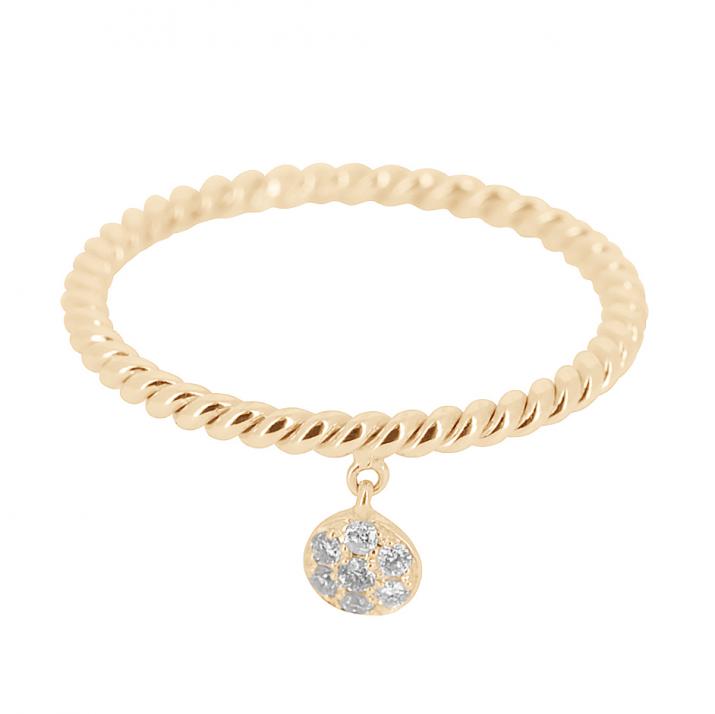 Bague or rose Very Nice en diamant - Redline - 0++