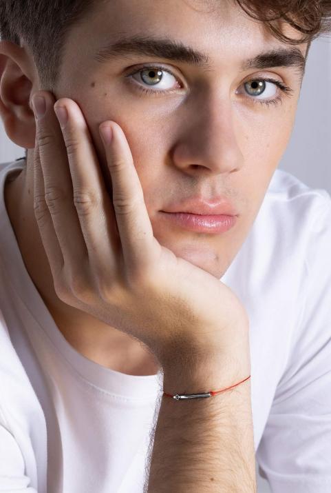 Bracelet homme fil tube or noir avec diamant noir - Redline - 0++