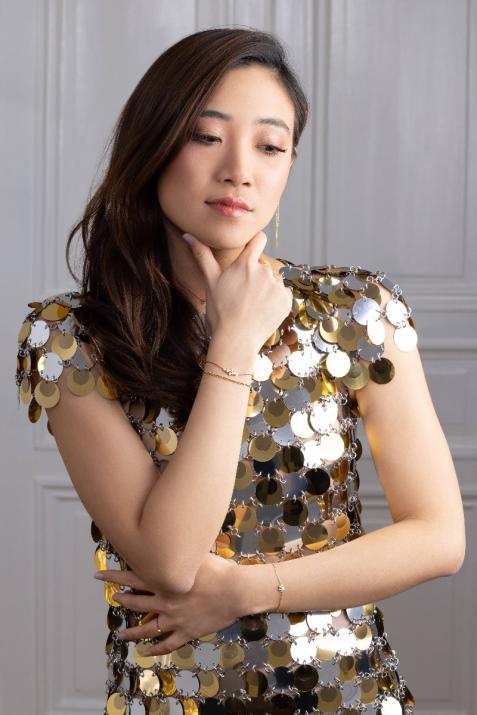 Bracelet chaîne diamant taille émeuraude en or jaune - Redline - 0++