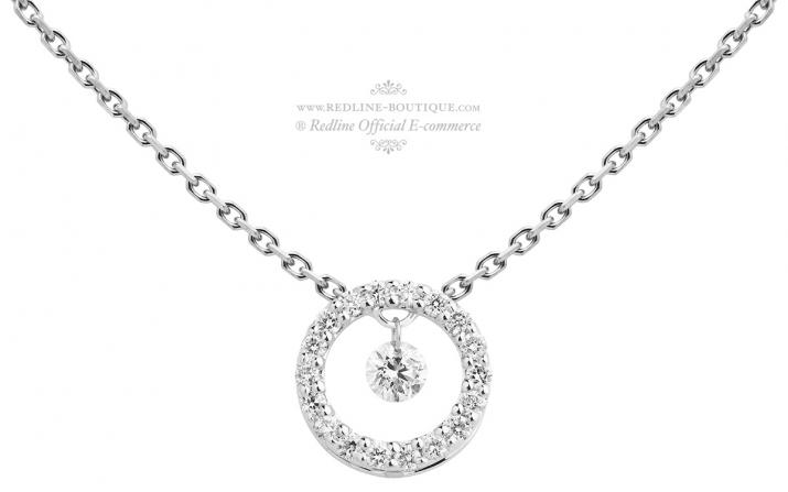 Chain Necklace Soleil De Diamant 1,0 White Gold RedLine Jewelry - Redline - 0++