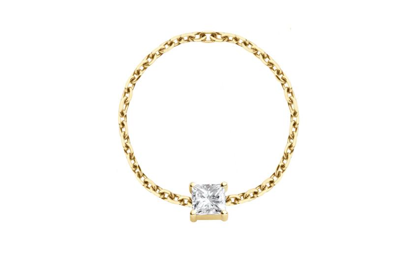 bague or jaune chaine bague or jaune chaine