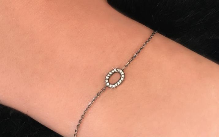 Chain Bracelet Mini Sacré Black Gold RedLine Jewelry - Redline - 0++