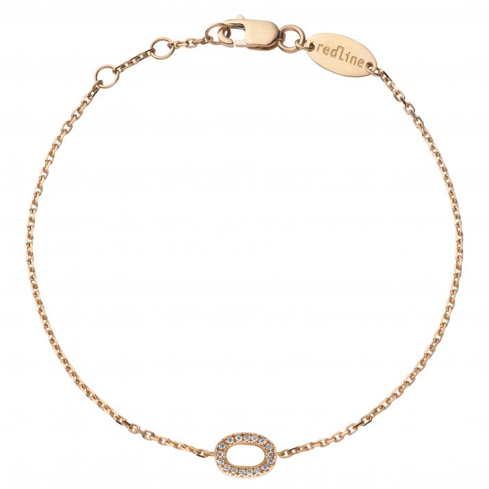 Chain Bracelet Mini Sacré Rose Gold RedLine Jewelry - Redline - 0++