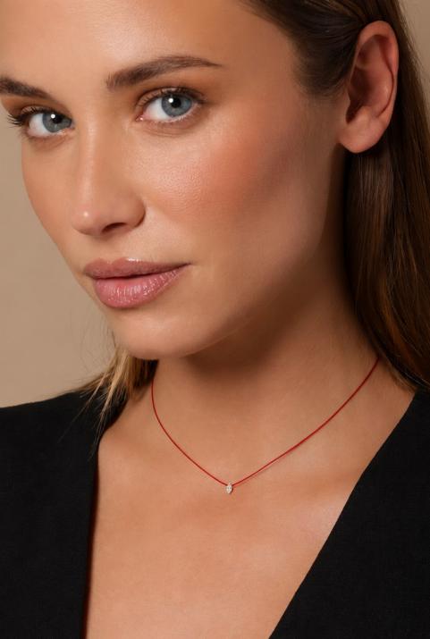 Collier Fil Majesté Or Rose - Redline - 0++