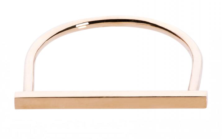 Bague jonc or rose - Redline - 0++