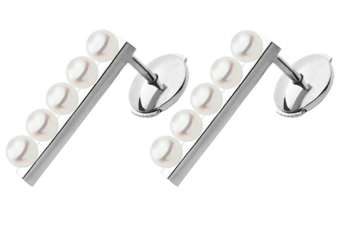 Earrings Empire Akoya White Gold RedLine Jewelry - Redline