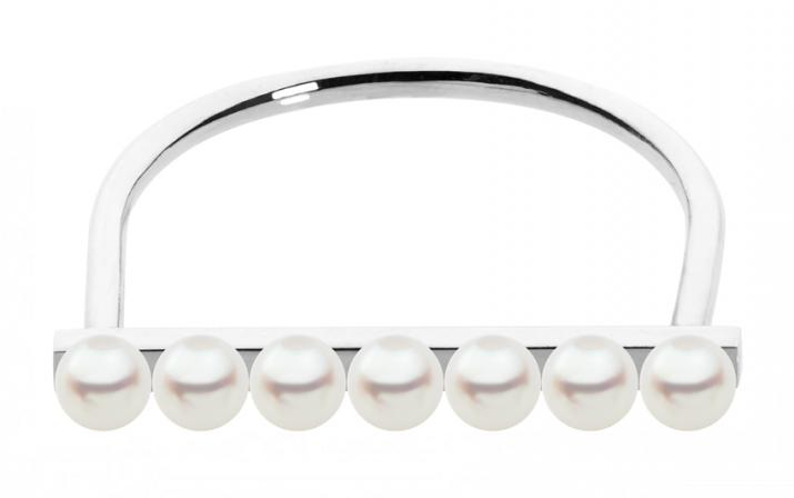 Jonc Ring Empire Akoya White Gold RedLine Jewelry - Redline