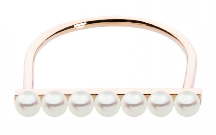 Jonc Ring Empire Akoya Rose Gold RedLine Jewelry - Redline