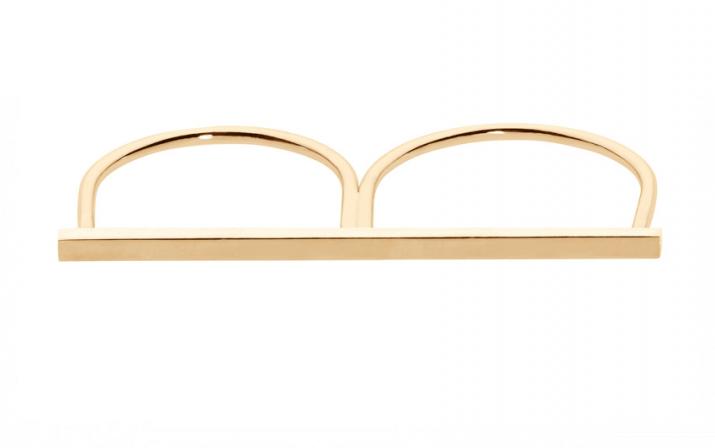 Bague double or rose - Redline