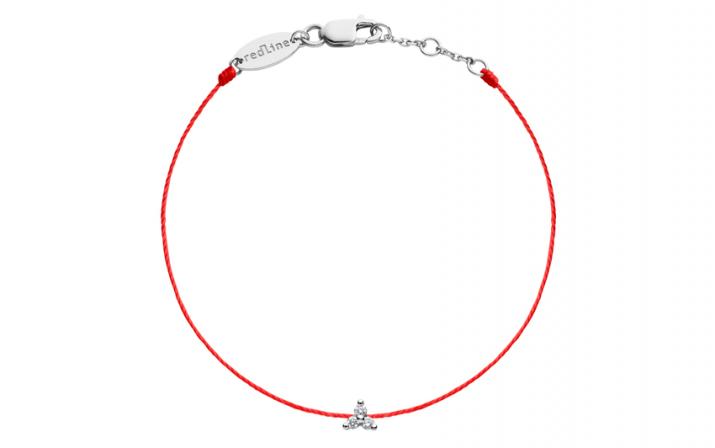 String Bracelet Glitter White Gold RedLine Jewelry - Redline