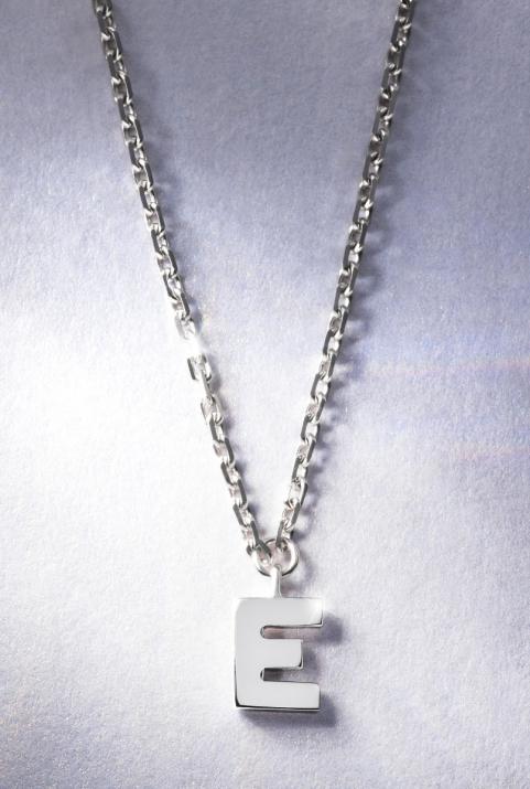 Collier chaîne Alphabet or blanc - Redline - 0++