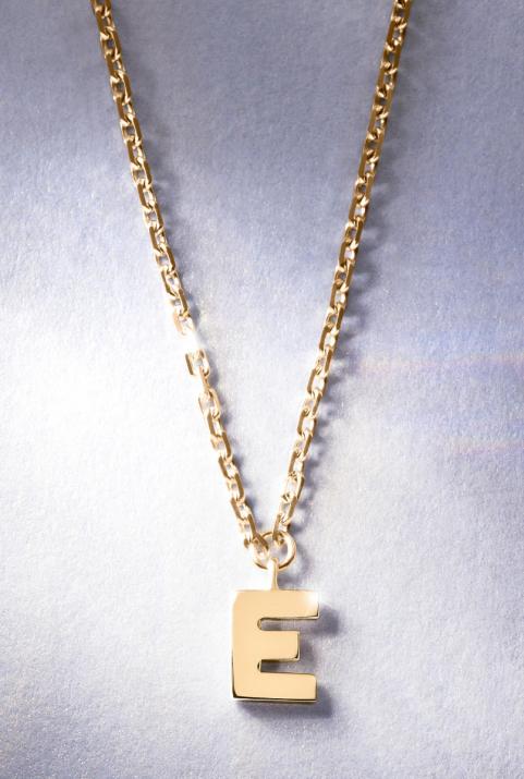 Collier chaîne Alphabet or jaune - Redline - 0++