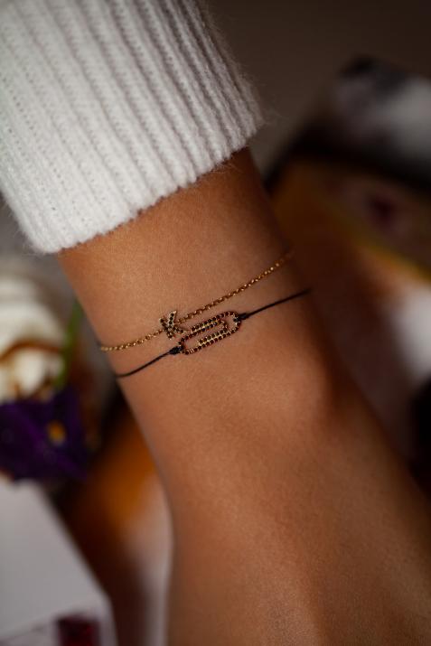 Bracelet Fil Trombone Kcolor Or Jaune - Redline - 0++