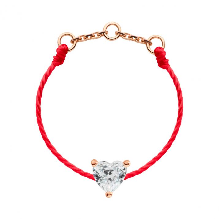 Bague bien Aimé Fil or Rose - Redline - 0++