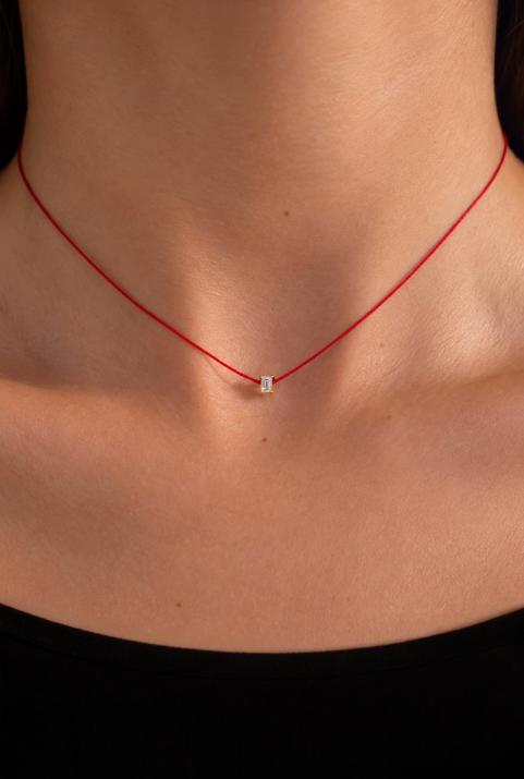 Collier femme Comtesse fil Or jaune - Redline - 0++