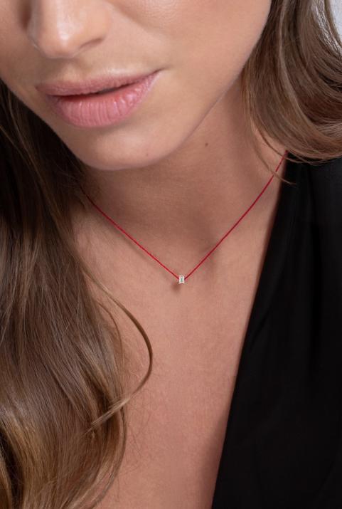 Collier femme Comtesse fil Or rose - Redline - 0++