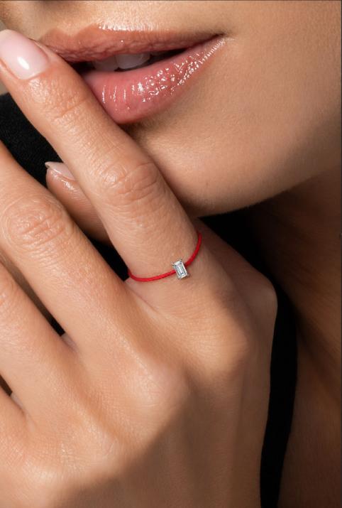 Bague Fil Comtesse Or Blanc - Redline - 0++