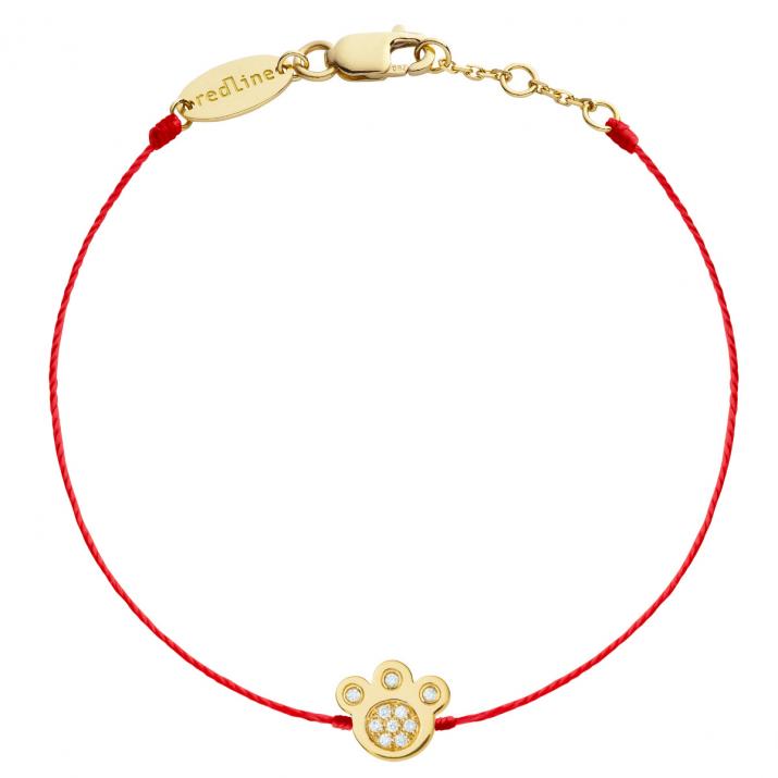 Bracelet Miaou fil or jaune et diamants - Redline
