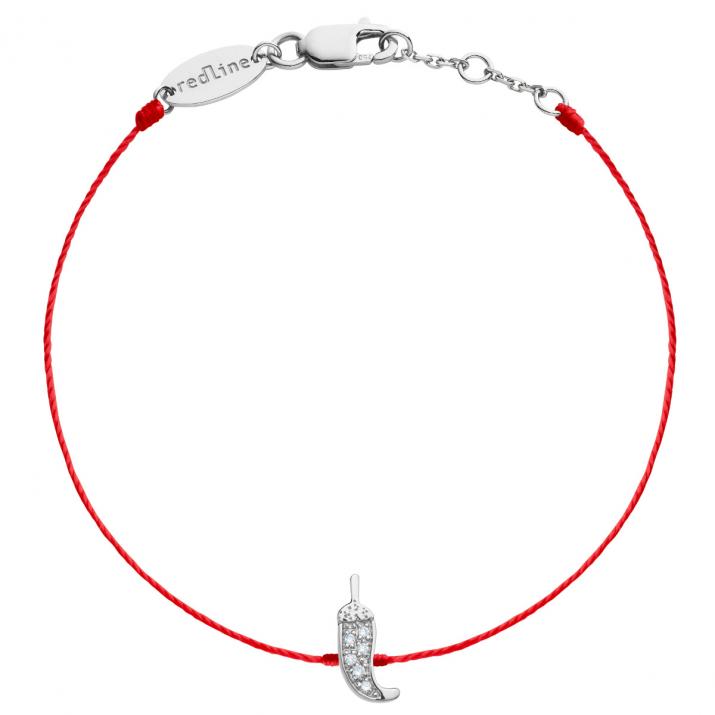 Bracelet Piment fil en or blanc et diamants - Redline - 0++