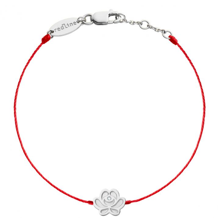 Bracelet fil Nymphéa or blanc - Redline - 0++