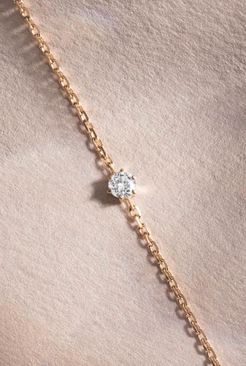 RedLine bracelet chaine or rose avec diamant bijoux femme - Redline - 0++