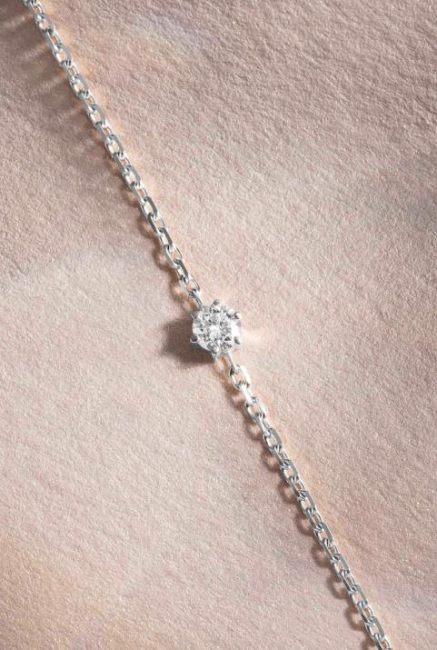 RedLine bracelet chaine or blanc avec diamant bijoux femme - Redline - 0++
