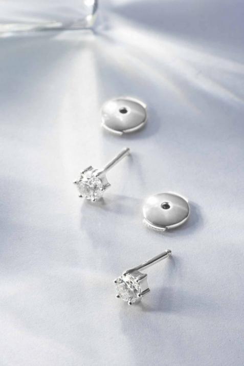Boucle d’oreille Absolu or blanc - Redline - 0++