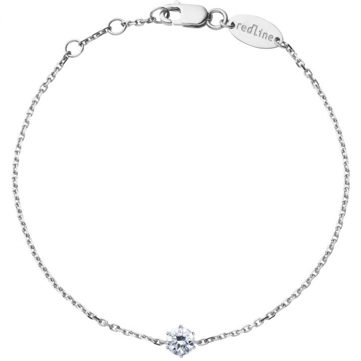 Bracelet Absolu Truly Chaine Or Blanc - Redline