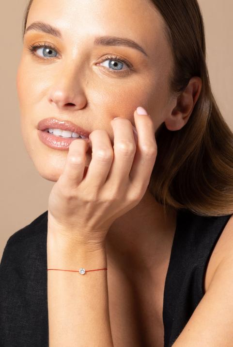 Bracelet Absolu Madly Fil Or Blanc - Redline - 0++