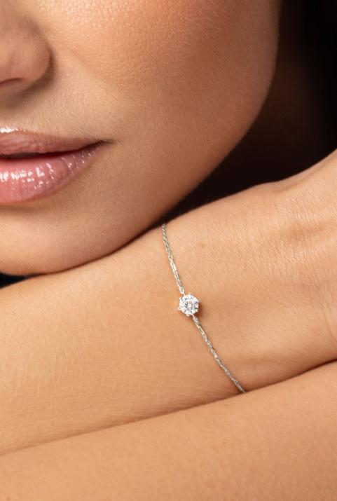 Bracelet Madly Absolu Chaine Or Blanc - Redline - 0++