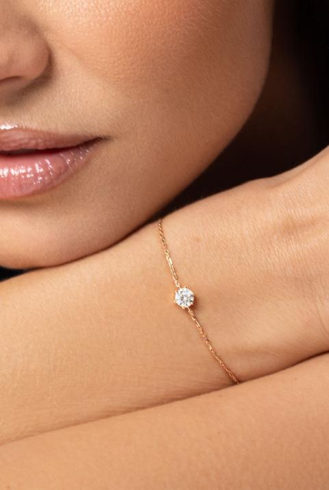 Bracelet Madly Absolu Chaine Or Rose - Redline - 0++