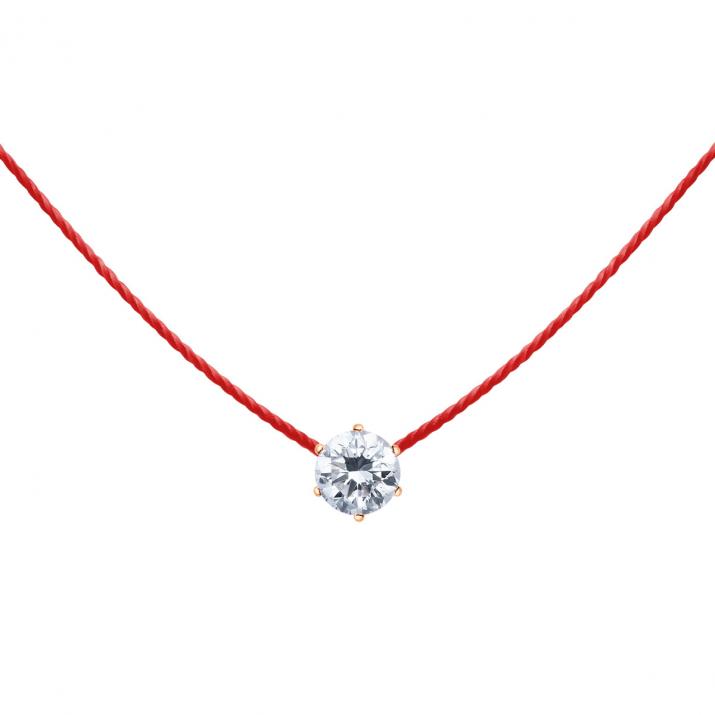 Collier Fil Madly Absolu Or Rose - Redline