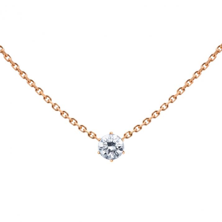 Collier Madly Absolu Chaine Or Rose - Redline - 0++