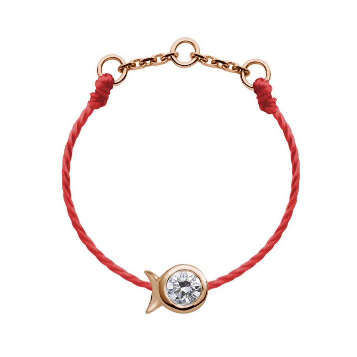 Bague Fil Mini Pure Fish Or Rose - Redline - 0++