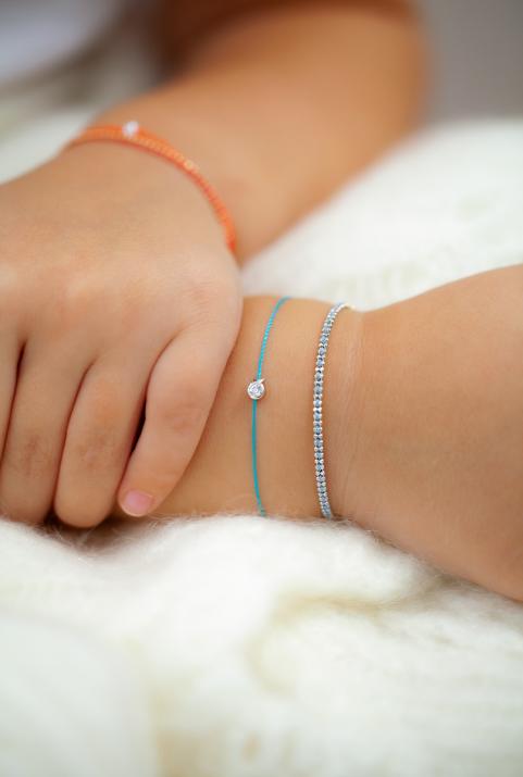 Bracelet Enfant Mini Pure Fish Or Blanc - Redline - 0++
