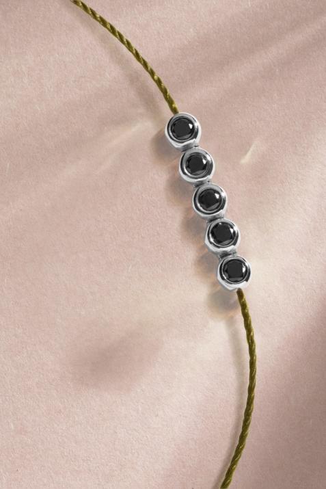 Bracelet Homme River Kcolor Fil Or Blanc - Redline - 0++