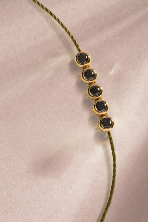 Bracelet Homme River Kcolor Fil Or Jaune - Redline - 0++