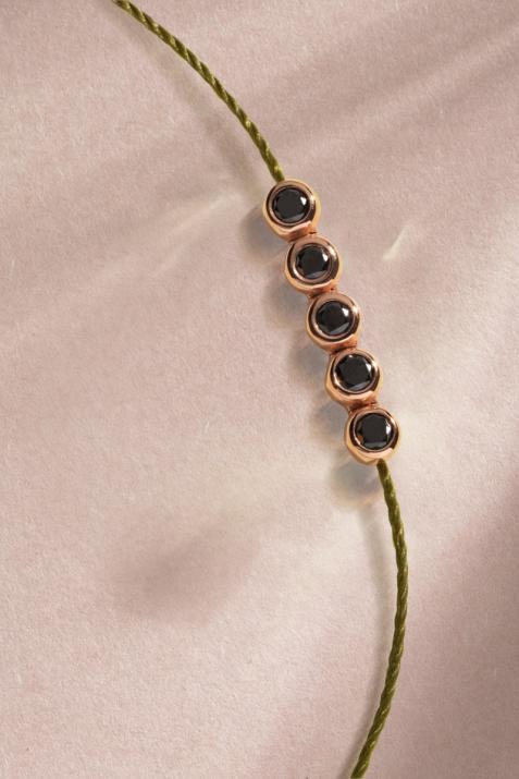 Bracelet Homme River Kcolor Fil Or Rose - Redline - 0++