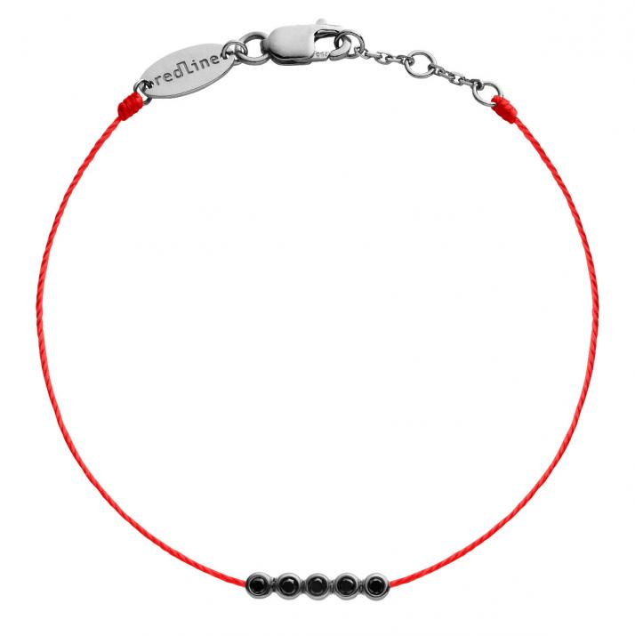 Bracelet Homme River Kcolor Fil Or Noir - Redline - 0++