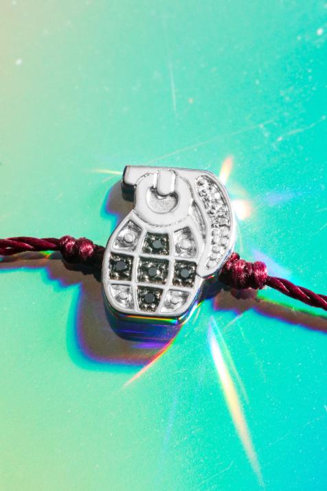 Bracelet Fil Homme Boum Or Blanc - Redline - 0++