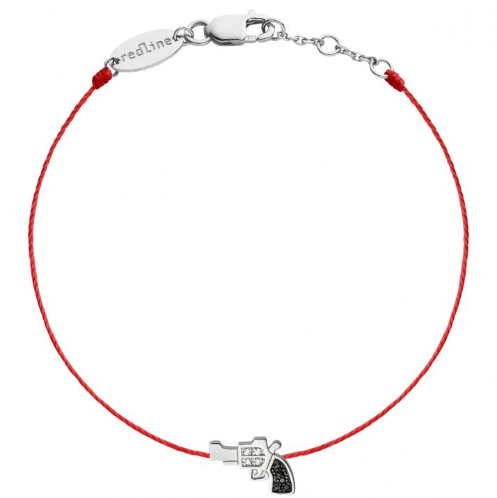 Bracelet Bang Bang Homme Fil Or Blanc - Redline - 0++