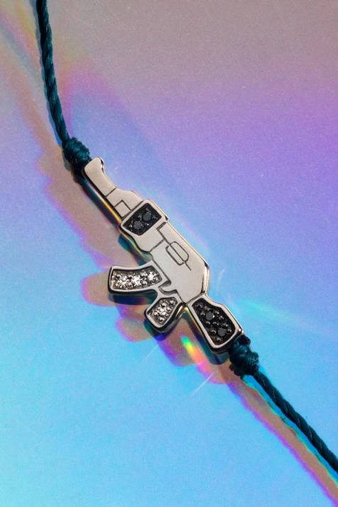 Bracelet Pan Pan Pan Homme Fil Or Blanc - Redline - 0++