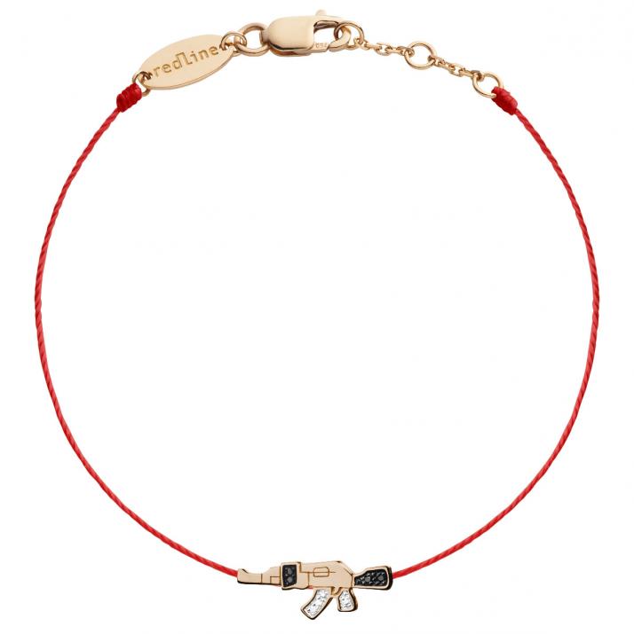 Bracelet Pan Pan Pan Fil Homme Or Rose - Redline - 0++