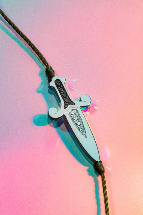 Bracelet Fil Homme Cut Or Blanc - Redline - 0++