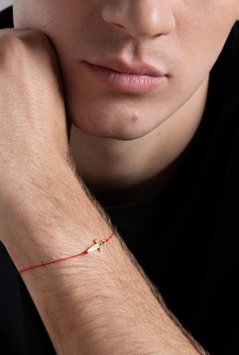 Bracelet Fil Homme Cut Or Rose - Redline - 0++