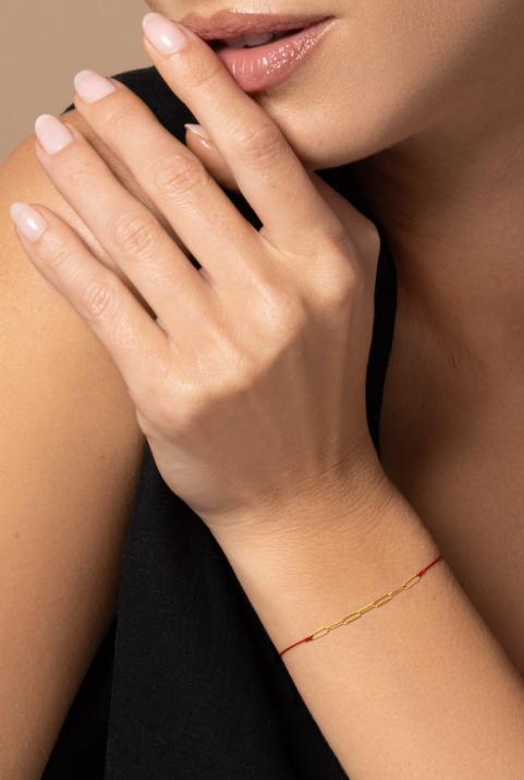Bracelet My Way fil et or jaune - Redline - 0++