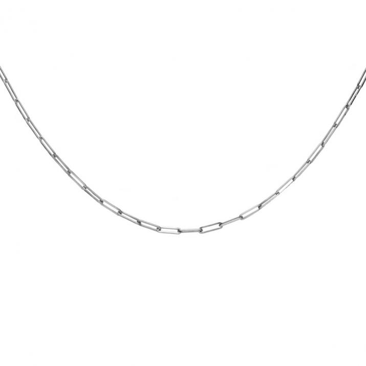 Collier chaîne My Way en or blanc - Redline - 0++