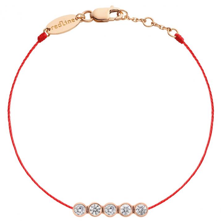 Bracelet Fil Homme River 5 Pure Or Rose - Redline - 0++